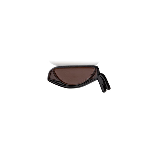 Brown beret on a white background
