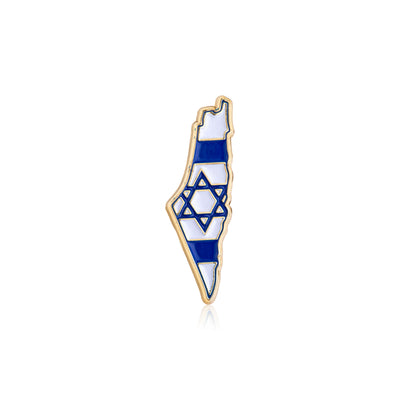 🇮🇱 Pin's en émail représentant le drapeau d'Israël – Portez le pays que vous aimez