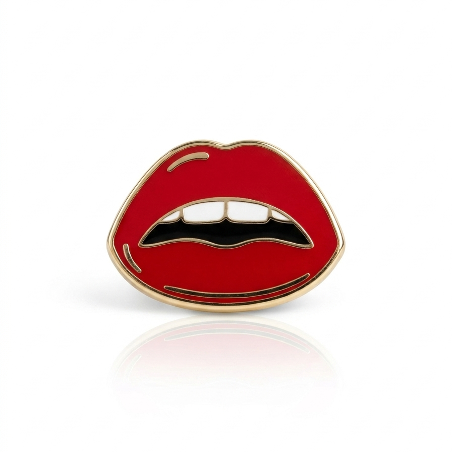 Pop Art Lips Enamel Pin