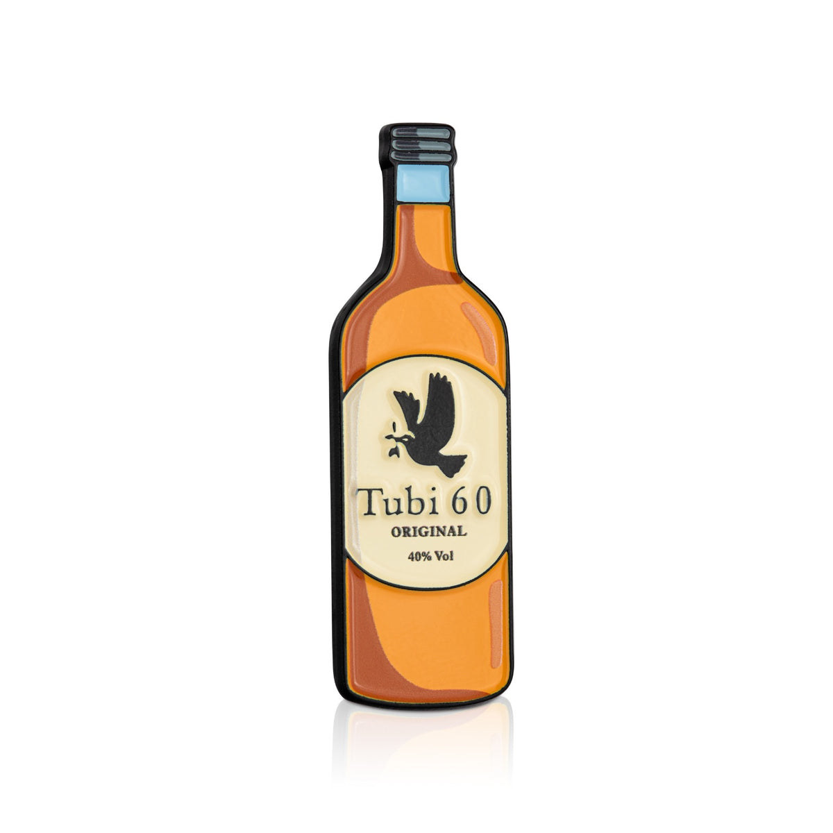 Bottle of Tubi 60 Original on a white background